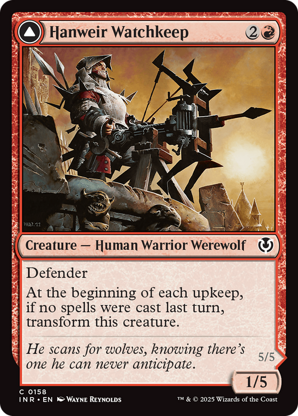Hanweir Watchkeep // Bane of Hanweir (inr)