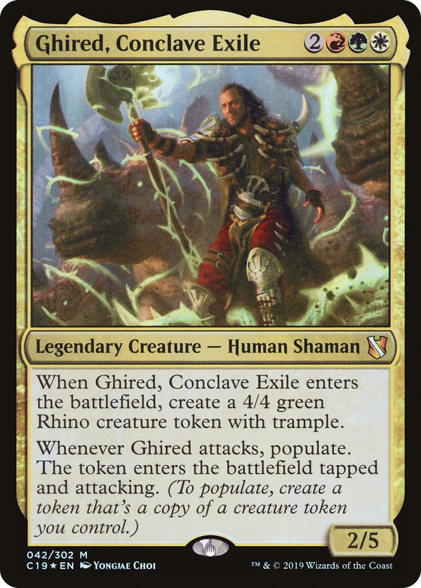 Ghired, Conclave Exile (c19)
