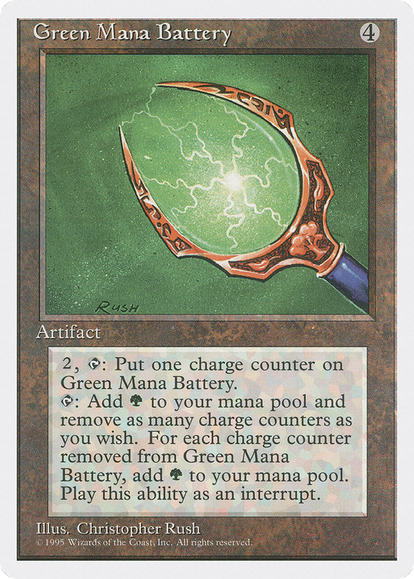 Green Mana Battery (4ed)