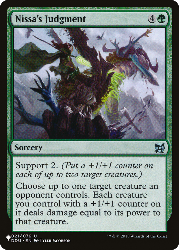 Nissa's Judgment (plst)