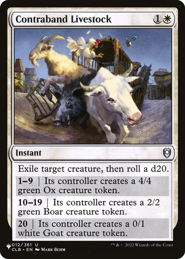 Contraband Livestock (plst)