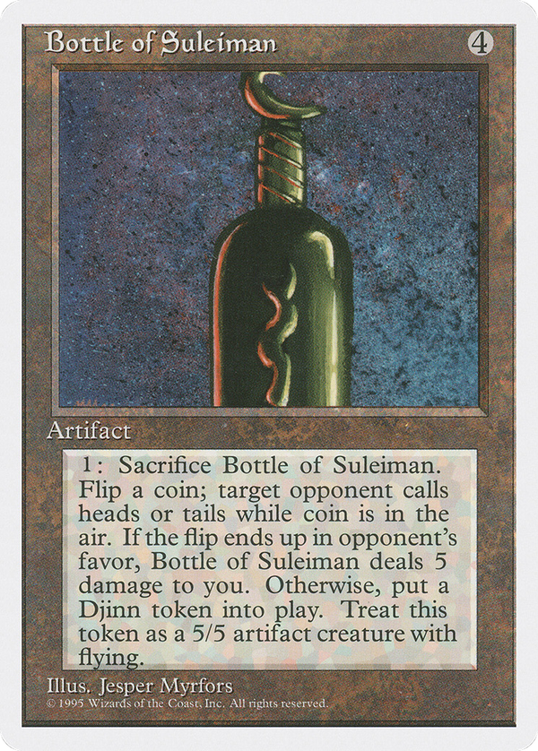Bottle of Suleiman (4ed)