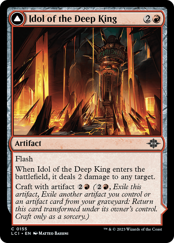 Idol of the Deep King // Sovereign's Macuahuitl (lci)