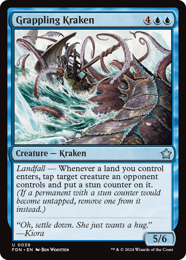 Grappling Kraken (fdn)