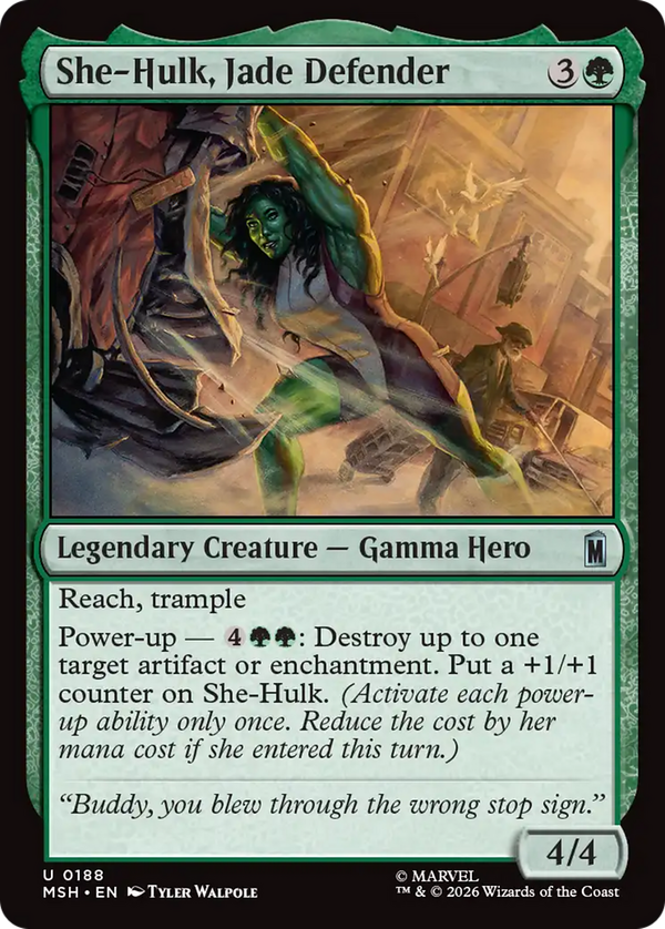 She-Hulk, Jade Defender (msh)