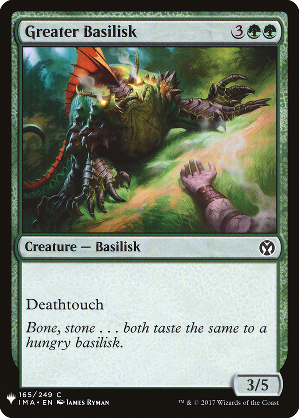 Greater Basilisk (plst)