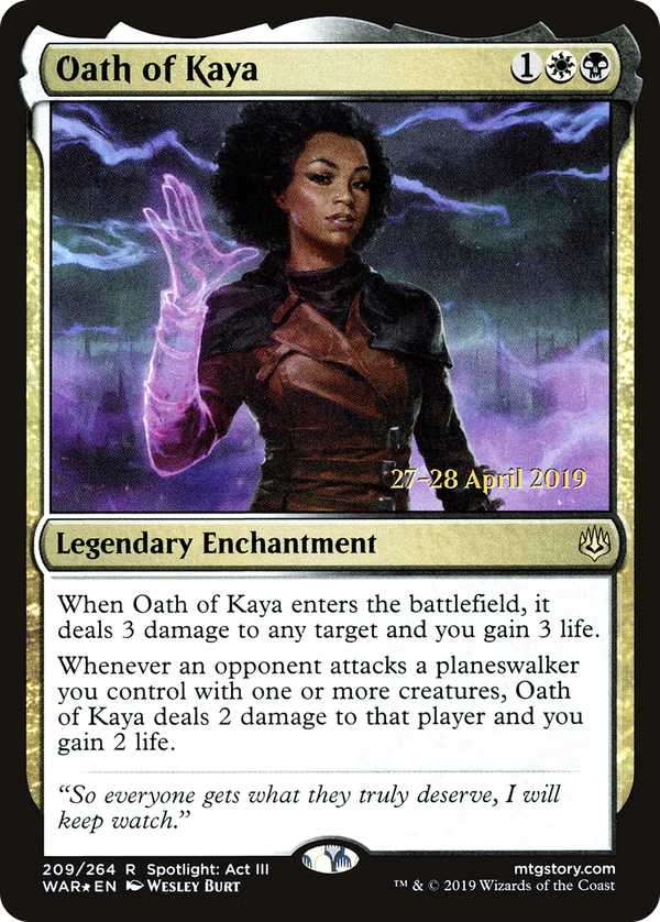 Oath of Kaya (pwar)