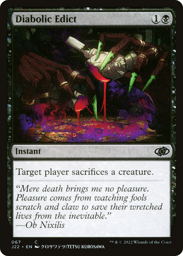 Diabolic Edict (j22)