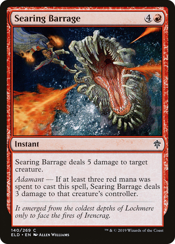 Searing Barrage (eld)
