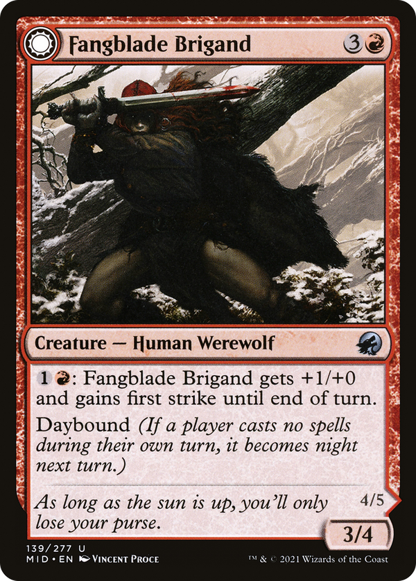 Fangblade Brigand // Fangblade Eviscerator (mid)