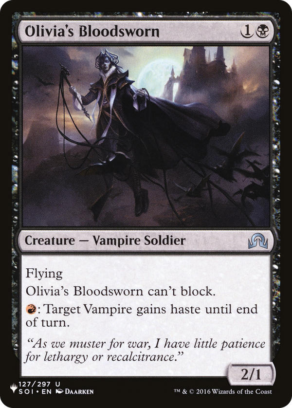 Olivia's Bloodsworn (plst)