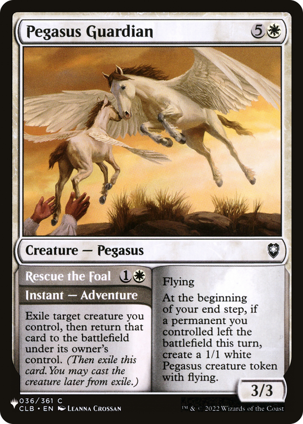 Pegasus Guardian // Rescue the Foal (plst)