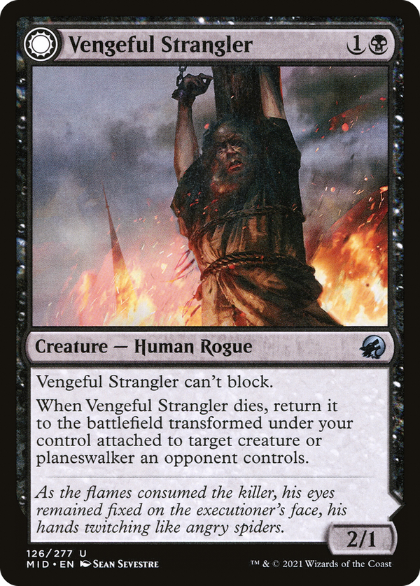 Vengeful Strangler // Strangling Grasp (mid)
