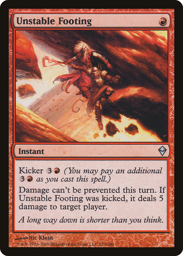 Unstable Footing (zen)