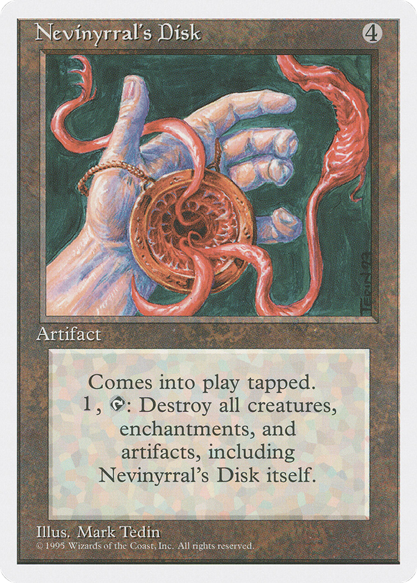 Nevinyrral's Disk (4ed)