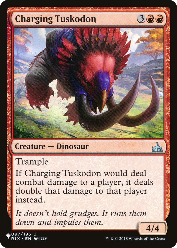 Charging Tuskodon (plst)