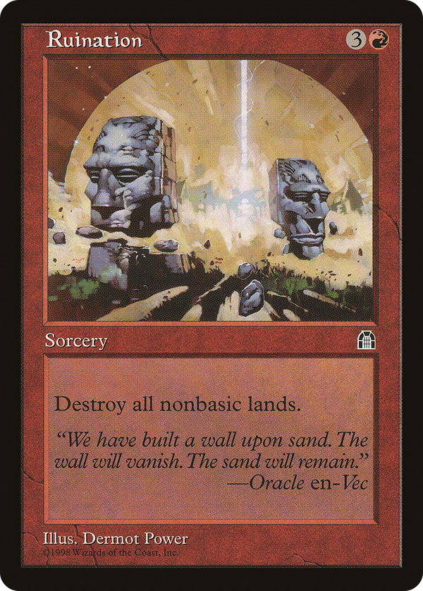 Ruination (sth)