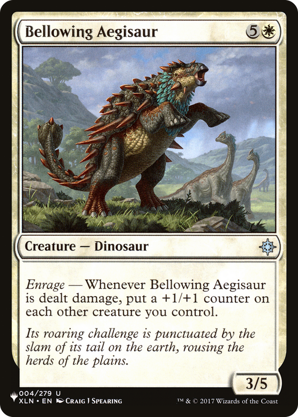 Bellowing Aegisaur (plst)
