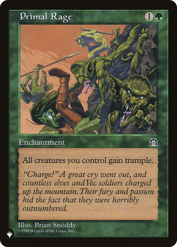 Primal Rage (plst)
