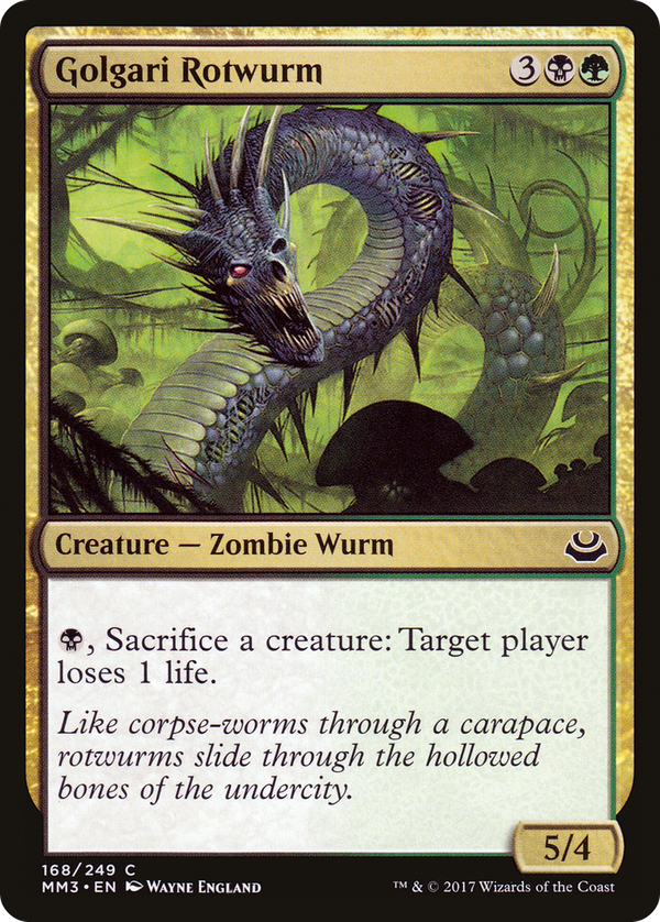 Golgari Rotwurm (mm3)