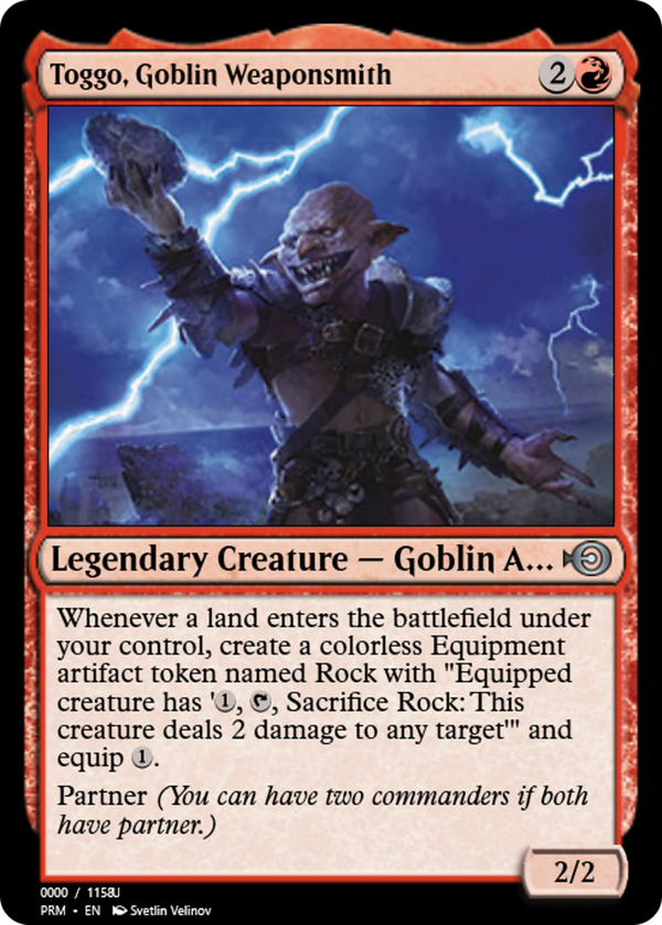 Toggo, Goblin Weaponsmith (prm)