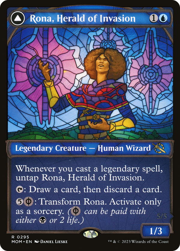 Rona, Herald of Invasion // Rona, Tolarian Obliterator (mom)