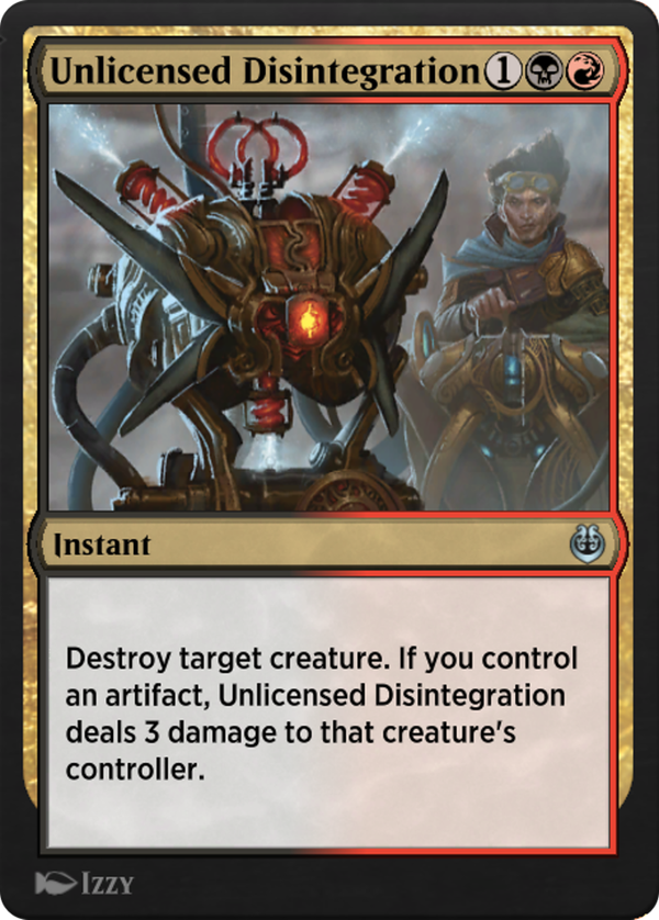 Unlicensed Disintegration (klr)