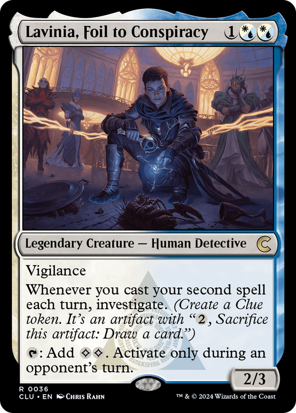Lavinia, Foil to Conspiracy (clu)