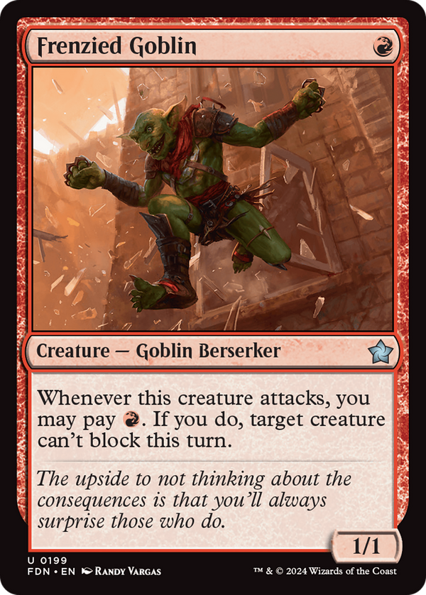 Frenzied Goblin (fdn)