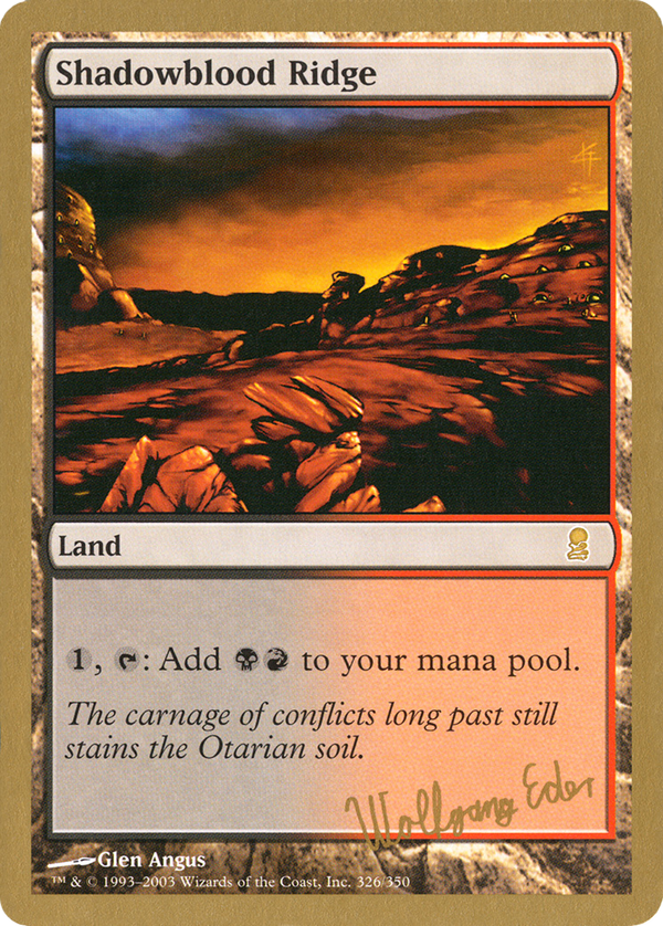 Shadowblood Ridge (wc03)