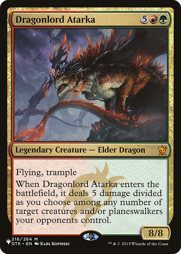 Dragonlord Atarka (plst)
