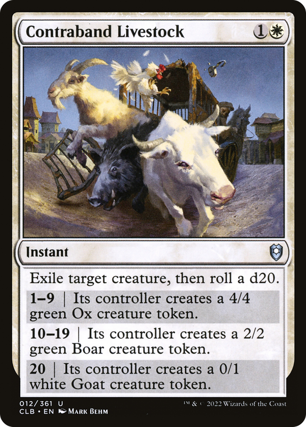 Contraband Livestock (clb)