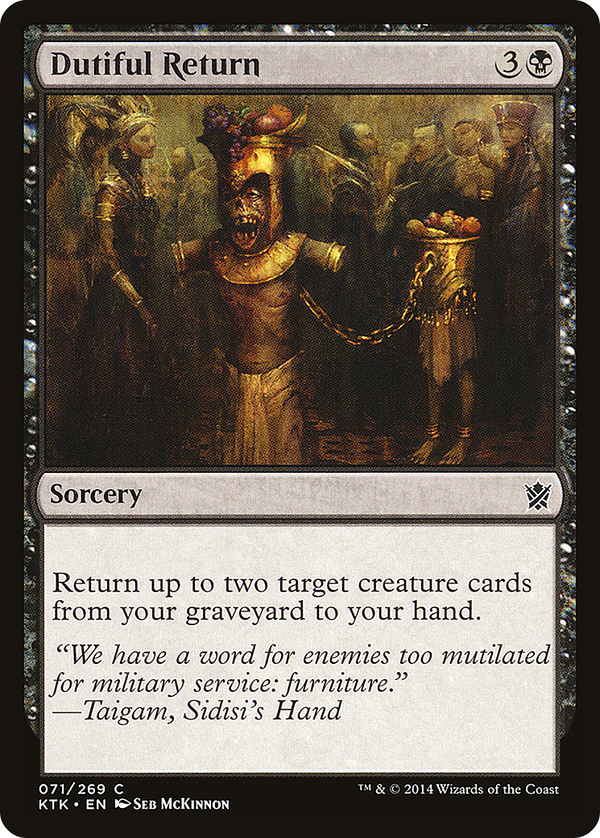 Dutiful Return (ktk)