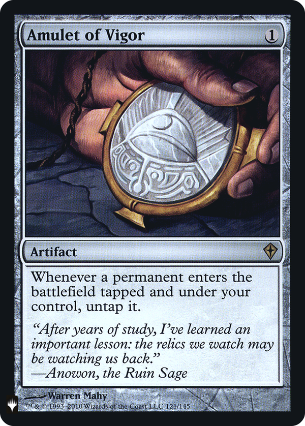 Amulet of Vigor (plst)