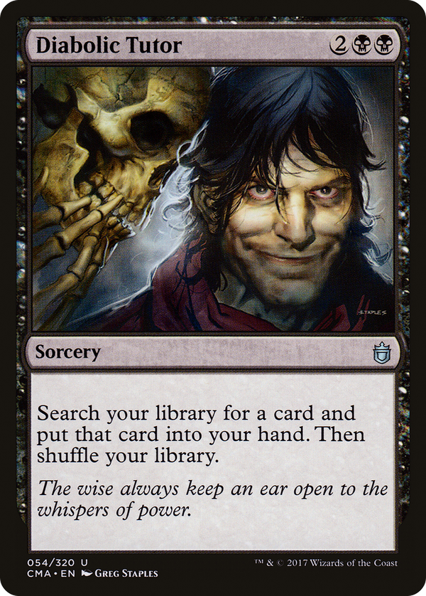 Diabolic Tutor (cma)
