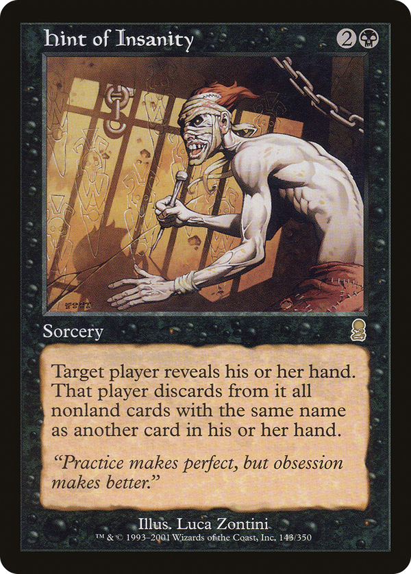 Hint of Insanity (ody)