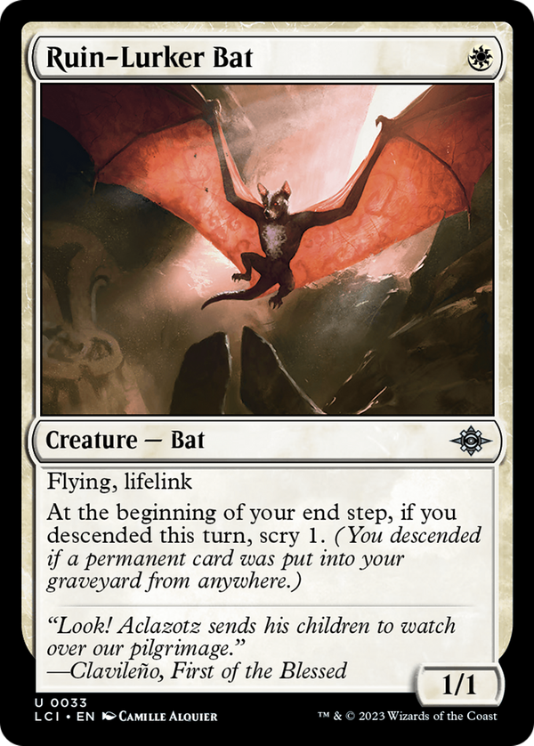 Ruin-Lurker Bat (lci)