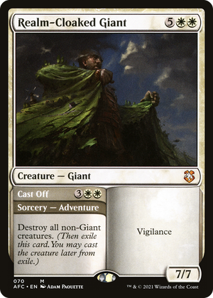 Realm-Cloaked Giant // Cast Off