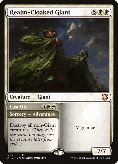 Realm-Cloaked Giant // Cast Off