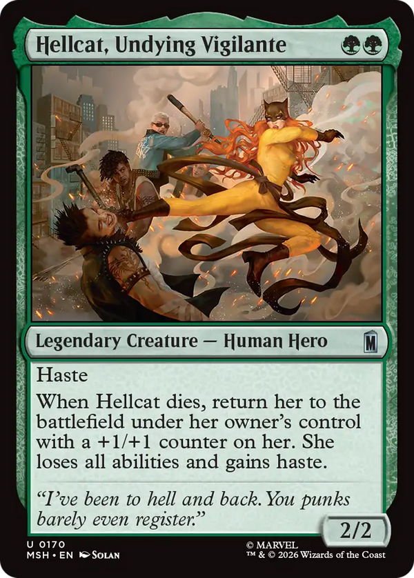 Hellcat, Undying Vigilante (msh)