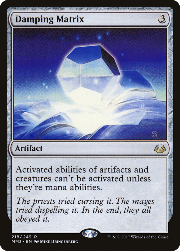 Damping Matrix (mm3)