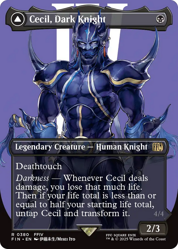Cecil, Dark Knight // Cecil, Redeemed Paladin (fin)