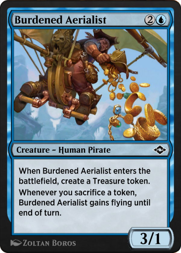 Burdened Aerialist (j21)