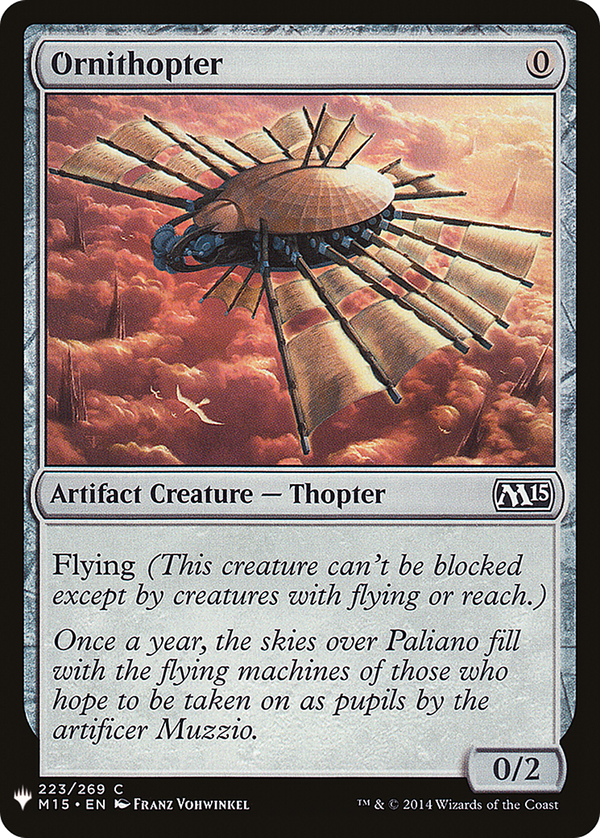 Ornithopter (plst)