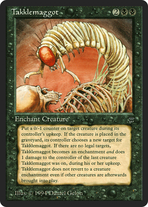 Takklemaggot (leg)