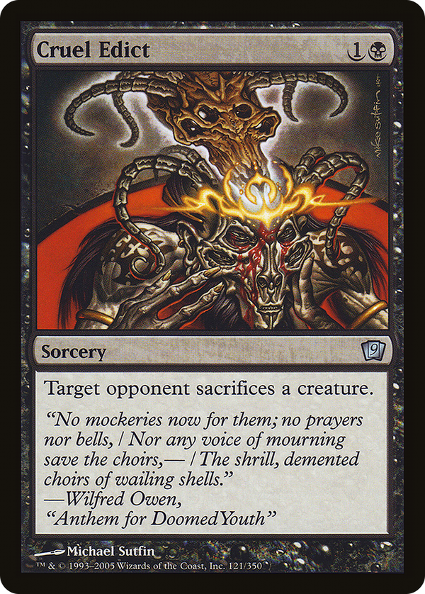 Cruel Edict (9ed)