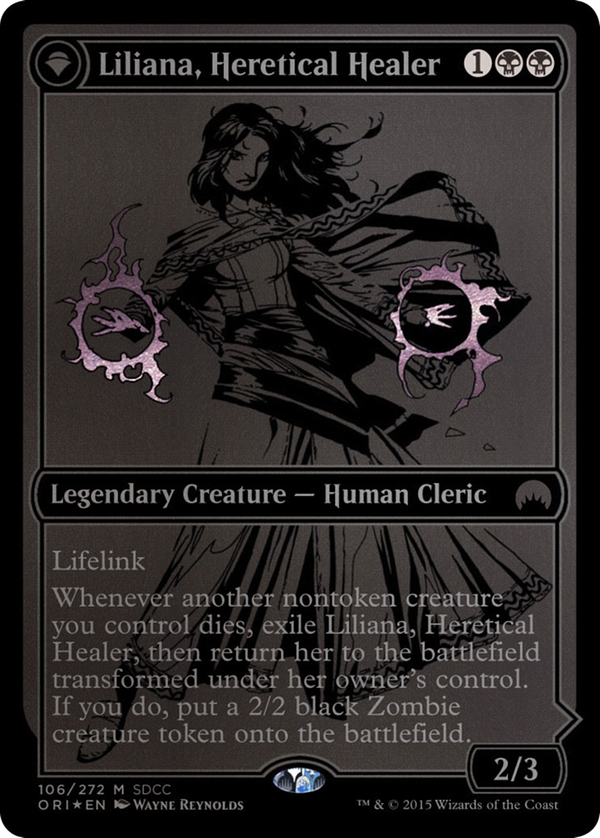 Liliana, Heretical Healer // Liliana, Defiant Necromancer (ps15)