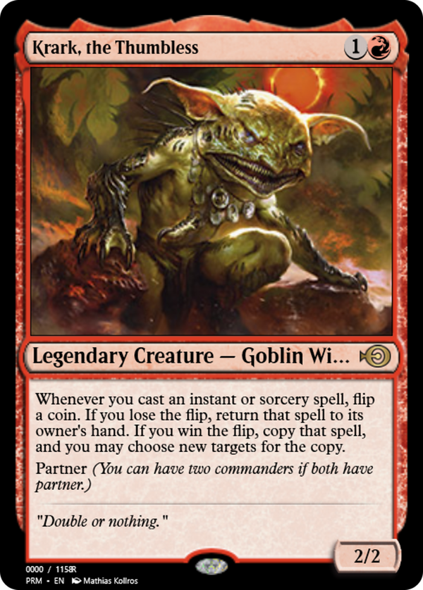 Krark, the Thumbless (prm)
