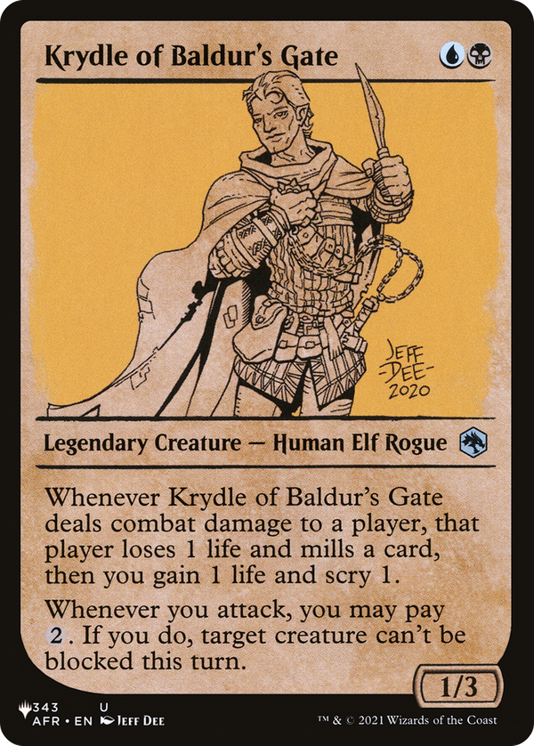 Krydle of Baldur's Gate (plst)