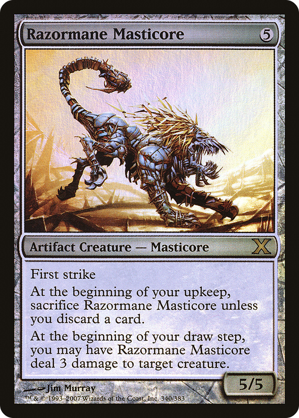 Razormane Masticore (10e)